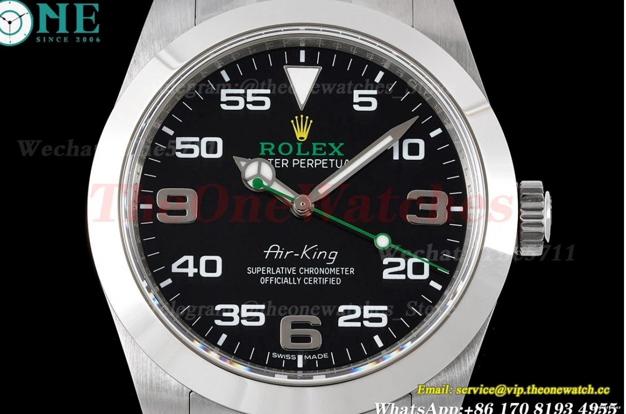 SA3131 904L 40mm SS Num SS Airking Black JDF 116900 0209